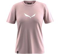 Salewa Solid Dry Damen T-Shirt, pink 36