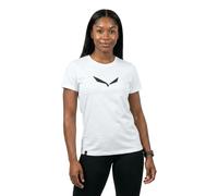 Salewa Solid Dry Kurzarm-t-shirt 50 White New Logo