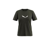 Salewa - Women's Solid Dri-Release S/S Tee - T-Shirt, Gr. XXS 32, oliv/schwarz (DarkOlive)