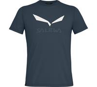 Salewa Solidlogo Dry Kurzarm-t-shirt M Blueberry