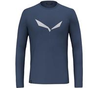 Salewa Solidlogo Dry'ton M Long Sleeve Tee dark denim (8670) 54/2X