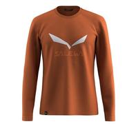Salewa Solidlogo Dry´ton Langarm-t-shirt L Bombay Brown