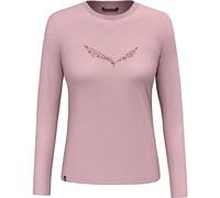 Salewa Solidlogo Dry Longsleeve Tee Women, Zephyr, 2XL