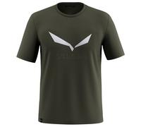 Salewa - Solidlogo Dry T-Shirt - Funktionsshirt, Gr. 3XL 56 - 3XL, oliv (DarkOlive)