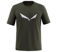 Salewa Solidlogo Dri-release® Kurzarm-t-shirt L Dark Olive