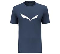 Salewa - Solidlogo Dry T-Shirt - Funktionsshirt, Gr. M 48 - M, blau (DarkDenim)