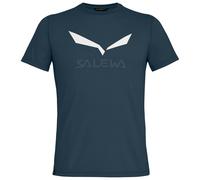Salewa - Solidlogo Dry T-Shirt - Funktionsshirt, Gr. S 46 - S, blau (Blueberry)