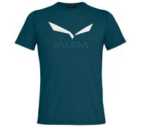 Salewa - Solidlogo Dry T-Shirt - Funktionsshirt, Gr. S 46 - S, blau (PondBlue)