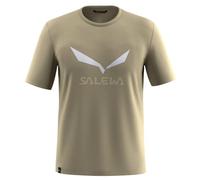 Salewa Herren Kurzarm-T-Shirt Solidlogo Dri-release® – Quicksand – Größe L