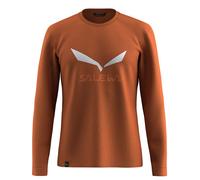 Salewa Solidlogo Dry L/S Tee M, Bombay Brown, L