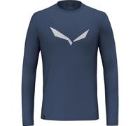 Salewa Solidlogo Dry´ton Langarm-t-shirt M Dark Denim