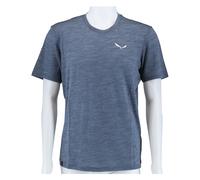 Salewa Sport-Tshirt Eagle Minilogo Merino (weich, leicht) javablau Herren, Größe 50/L