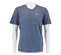 Salewa Sport-Tshirt Eagle Minilogo Merino (weich, leicht) javablau Herren, Größe 52/XL