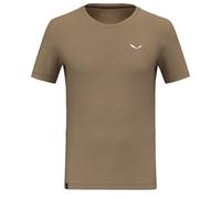 Salewa Sport-Tshirt Eagle Minilogo Merino (weich, leicht) sandbraun Herren, Größe 52/XL