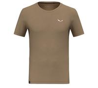 Salewa Sport-Tshirt Eagle Minilogo Merino (weich, leicht) sandbraun Herren, Größe 54/2XL