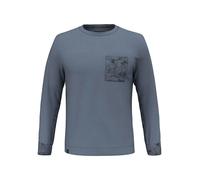 Salewa Sweatshirt in Blau - Größe M | Herren Plussize