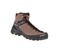Salewa - Trekking-Schuhe aus GORE-TEX - Ms Alp Trainer 2 Mid Gtx Wallnut/Fluo Orange für Herren aus Leder - Größe 44 - Braun Braun 44