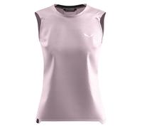 Salewa - Women's Puez Alpine Merino Hybrid Tank Top, Gr. L 40, rosa (Zephyr)