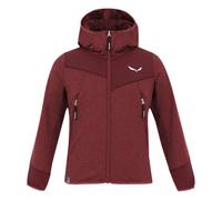 Salewa Unisex Agner Melange Pl K Fz Hdy Hoodie, Syrah, 116 EU