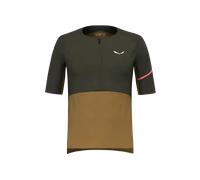 Salewa Herren Vento AM Halfzip T-Shirt (Oliv, Gr.: XL)