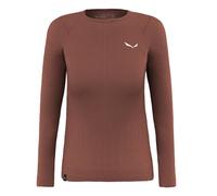 Salewa W Zebru Responsive L/S - Pullover Langarm - Damen I46 D40 Brown