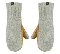 Salewa Walk Wool Leather Mitten, Grey, S