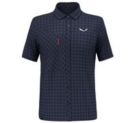 Salewa Puez Dry Short Sleeve Shirt Men, Navy Blazer, M