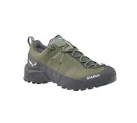 Salewa Wanderschuhe Wildfire Leather 2 GTX (Zustieg, Nubukleder, wasserdicht) grün/schwarz Herren, Größe Euro (US) 44 (10,5)