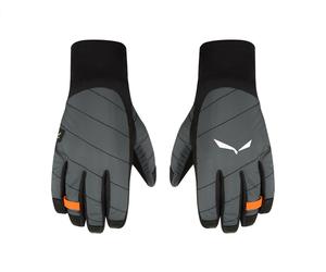 Salewa Winterhandschuhe Ortles Twr - warm, winddicht und atmungsaktiv - schwarz/grau Herren, Größe S