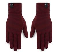 Salewa - Women's Cristallo Merino Gloves - Handschuhe, Gr. L 8, rot (CrevasseSyrah)