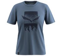 Salewa Women's Eagle 3cime T-Shirt W Small tee, Java Blue, XL, Java Blue, X-Large