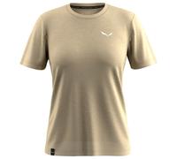 Salewa - Women's Eagle Minilogo Alpine Merino T-Shirt - Merinoshirt, Gr. XL 42, beige (Quicksand)