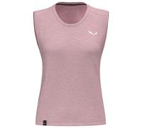 Salewa - Women's Eagle Minilogo Alpine Merino Tank Top - Merinoshirt, Gr. M 38, rosa (Zephyr)