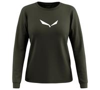 Salewa - Women's Eagle Solidlogo Dry Tee - Funktionsshirt, Gr. M 38, oliv/schwarz (DarkOlive)