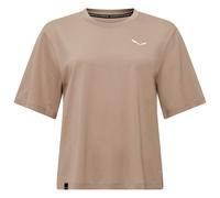 Salewa Damen T-Shirt Eagle Sunset Loose Kurzarm Quicksand Größe L (EU)