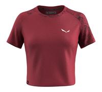 Salewa - Women's Lavaredo Hemp Crop T-Shirt - Funktionsshirt, Gr. XS 34, rot (Syrah)