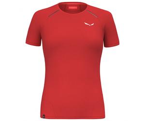 Salewa - Women's Pedroc Dry Hybrid T-Shirt - Funktionsshirt, Gr. XS 34, rot (Flame)