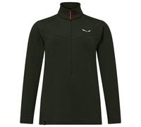 Salewa - Women's Puez Cammino PL Half Zip Jacket - Fleecepullover, Gr. XL 42, schwarz/oliv (DarkOlive)