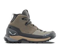 SALEWA Puez Leather Mid Ptx W - Damen - Beige / Grau - Größe 41- Modell 2026