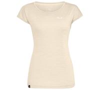 Salewa - Women's Puez Melange Dry S/S Tee - T-Shirt, Gr. 3XL 46, beige (OatmealMelange)