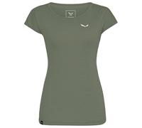 Salewa Puez Melange Dry Damen T-Shirt chromgrün - 46
