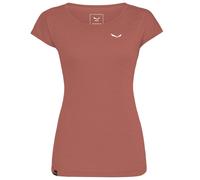 Salewa - Women's Puez Melange Dry S/S Tee - T-Shirt, Gr. XL 42, braun (EtruscanRedMelange)