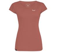 Salewa - Women's Puez Melange Dry S/S Tee - T-Shirt, Gr. XXL 44, braun (EtruscanRedMelange)