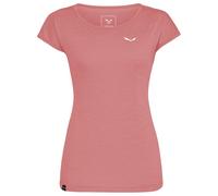 Salewa - Women's Puez Melange Dry S/S Tee - T-Shirt, Gr. XXL 44, rosa (DesertPinkMelange)