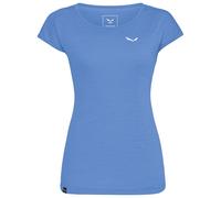 Salewa - Women's Puez Melange Dry S/S Tee - T-Shirt, Gr. XXS 32, blau (MorningBlueMelange)