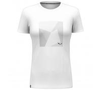 Salewa - Women's Pure Building Dry T-Shirt - T-Shirt, Gr. L 40, weiß (White)