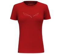 Salewa - Women's Pure Eagle Frame Dry T-shirt - T-Shirt, Gr. M 38, rot (FlameMelange)