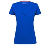 Salewa - Women's Pure Eagle Sketch All Mountain T-Shirt - Merinoshirt, Gr. XS 34, blau (Electric)