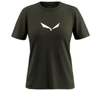 Salewa Solidlogo Dri-Release Damen T-Shirt kurzarm chromgrün - 38