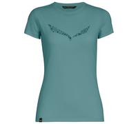 Salewa - Women's Solid Dri-Release S/S Tee - T-Shirt, Gr. S 36, türkis (Willow)